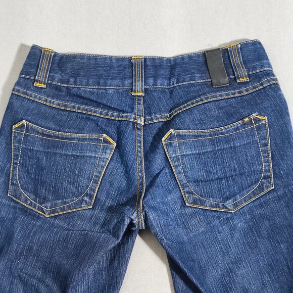 Vero Moda Denim women's sz W25/L32 indigo blue colour Calamario Low rise skinny - Picture 4 of 16